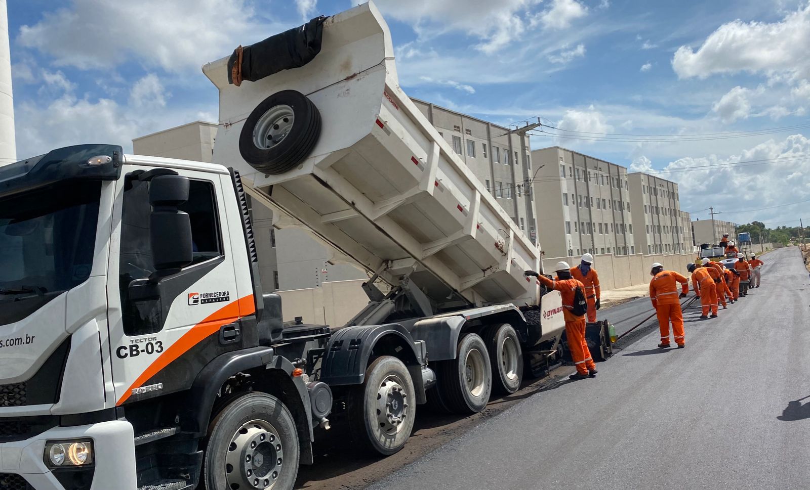 Operação e obra Fornecedora Pavimentos